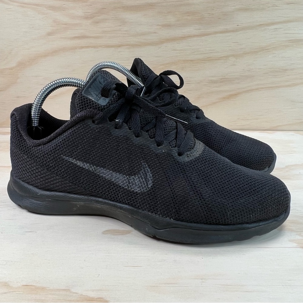 Nike Training In Season TR6 Triple Black Mesh Shoes Trainers Low Top Sneakers